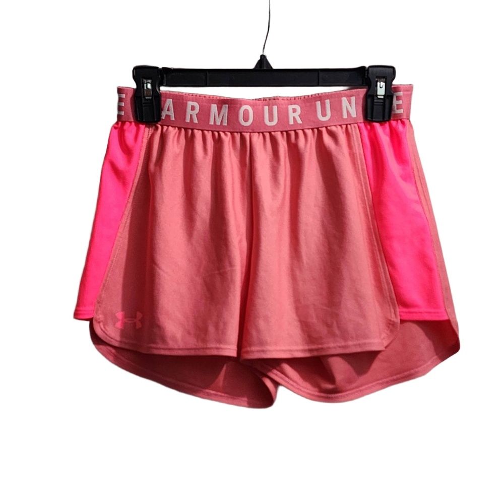 Under Armour Shorts‎ Womens Size Small Pink Athletic Elastic Waistband Sporty